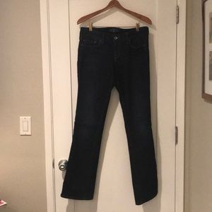 Lucky Brand. Lola Boot style. Dark rinse.